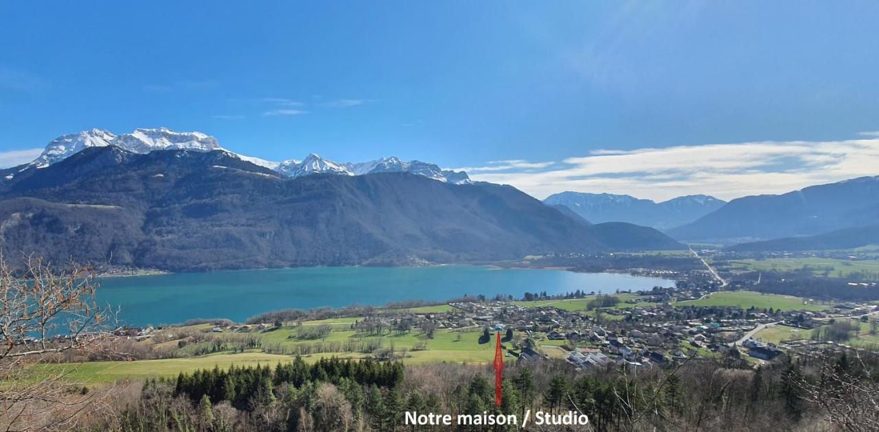 Studio A La Campagne Au Bout Du Lac D'Annecy Doussard Ngoại thất bức ảnh